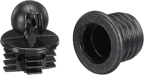 MECCANIXITY Speaker Grill Guides Plastic Black Ball Socket Type Dia 10.6mm for Speaker Parts Accessories Pack of 20 in Saudi Arabia
