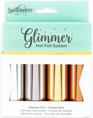 Spellbinders Ultimate Hot Foil Bundle – 20 Rolls in a Variety of Beautiful Rich Colors, Satin Pastels, Essential Metallics, Spellbound, Metallic & Holographic, Satin Metallics in Saudi Arabia