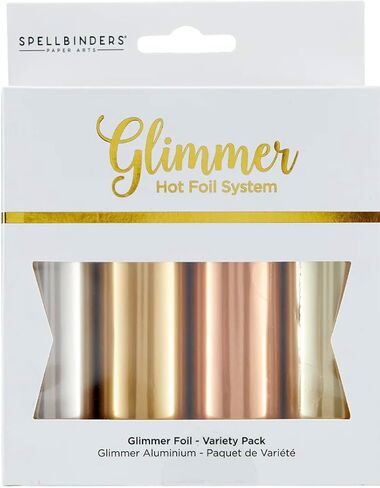 Spellbinders Ultimate Hot Foil Bundle – 20 Rolls in a Variety of Beautiful Rich Colors, Satin Pastels, Essential Metallics, Spellbound, Metallic & Holographic, Satin Metallics in Saudi Arabia