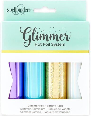 Spellbinders Ultimate Hot Foil Bundle – 20 Rolls in a Variety of Beautiful Rich Colors, Satin Pastels, Essential Metallics, Spellbound, Metallic & Holographic, Satin Metallics in Saudi Arabia