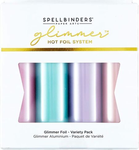 Spellbinders Ultimate Hot Foil Bundle – 20 Rolls in a Variety of Beautiful Rich Colors, Satin Pastels, Essential Metallics, Spellbound, Metallic & Holographic, Satin Metallics in Saudi Arabia