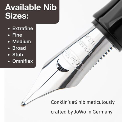 قلم حبر Conklin Duragraph (Purple Nights) - Omniflex Nib - قلم فاخر لليوميات والتوقيعات والهدايا التي لا تنسى في أي مناسبة in Saudi Arabia