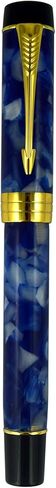 Jinhao Century Series 100 Fountain Pen, Dark Blue Marble, 18KGP Fine Nib With Ink Converter, Arrow Clip, Gift Box in Saudi Arabia