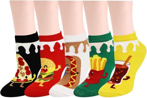 Benefeet Sox Womens Girls Cute Ankle Socks Novelty Funny Low Cut Socks Funky Designed Summer Short Socks Christmas Gifts in Saudi Arabia