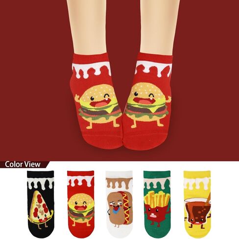 Benefeet Sox Womens Girls Cute Ankle Socks Novelty Funny Low Cut Socks Funky Designed Summer Short Socks Christmas Gifts in Saudi Arabia