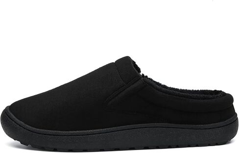 Mens Winter Foam Cozy House Slippers Microsuede Slip on Indoor Outdoor Warm Slippers in Saudi Arabia