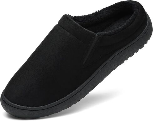 Mens Winter Foam Cozy House Slippers Microsuede Slip on Indoor Outdoor Warm Slippers in Saudi Arabia