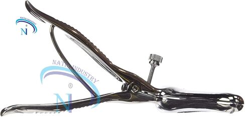 منظار Natiqind Sims المستقيم مقاس 6 بوصات مع مجموعة شفرات لولبية بطول 89 مم × عرض 16 مم عند فتح مطلي بالكروم in Kuwait