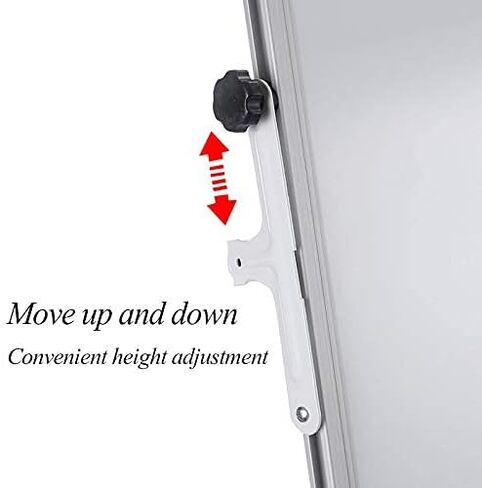 سبورة بيضاء مغناطيسية بحامل ثلاثي القوائم للمسح الجاف، لوحة قلابة للمسح الجاف مقاس 24 بوصة × 36 بوصة، حامل قابل لضبط الارتفاع،... in Kuwait