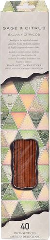 Highly Fragranced Incense Sticks - Pack of 40 (Sage & Citrus) in Saudi Arabia