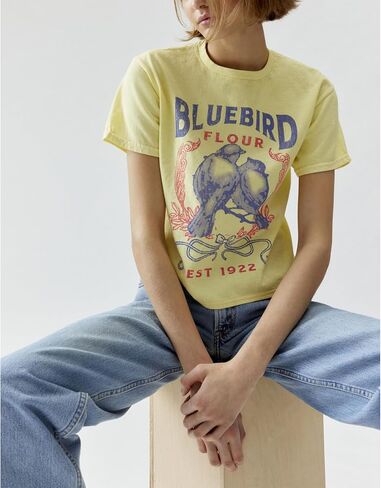 Graphic Baby Tees for Women Y2k Short Sleeve Floral Print Crop Tops Vintage Aesthetic Summer Teens Girl T-Shirt in Saudi Arabia