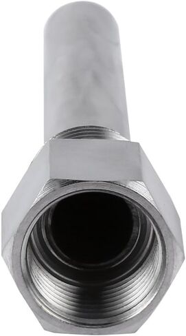Thermowell، مسبار درجة الحرارة من الفولاذ المقاوم للصدأ 1/2 بوصة NPT مستشعر درجة الحرارة إبرة تخمير ملحق ميزان الحرارة لغلاية تخمير البيرة محلية الصنع in Kuwait