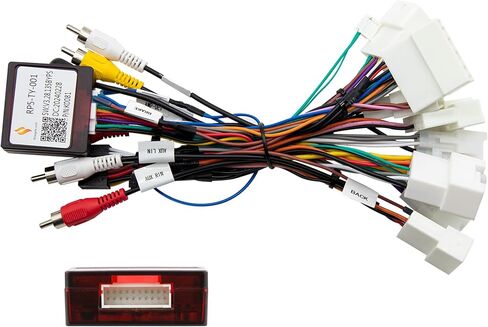 محول كابل طاقة راديو ستيريو للسيارة مع مقبس طاقة Canbus 16PIN لسيارة Toyota Camry Corolla RAV4 Prius Sienna Tacoma Prado 4 Runner Highlander Tundra متوافق مع مضخم صوت JBL in Kuwait