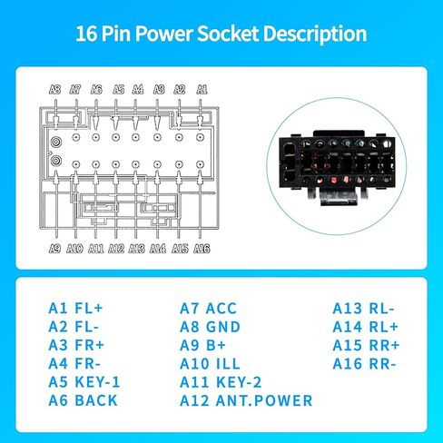 محول كابل طاقة راديو ستيريو للسيارة مع مقبس طاقة Canbus 16PIN لسيارة Toyota Camry Corolla RAV4 Prius Sienna Tacoma Prado 4 Runner Highlander Tundra متوافق مع مضخم صوت JBL in Kuwait