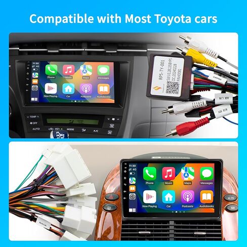 محول كابل طاقة راديو ستيريو للسيارة مع مقبس طاقة Canbus 16PIN لسيارة Toyota Camry Corolla RAV4 Prius Sienna Tacoma Prado 4 Runner Highlander Tundra متوافق مع مضخم صوت JBL in Kuwait