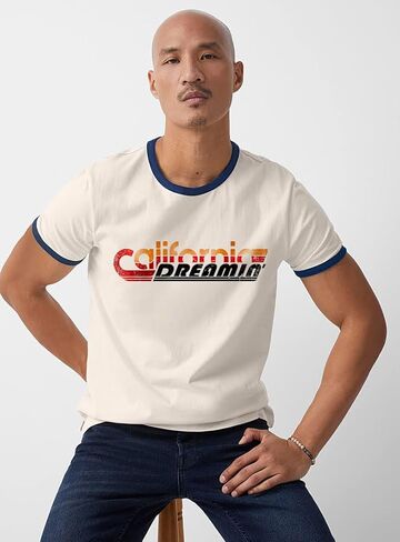 تي شيرت قطني ذو مظهر عتيق من Design™ للرجال والنساء - تصميم فريد من نوعه لأزياء الشارع الحضري in Kuwait