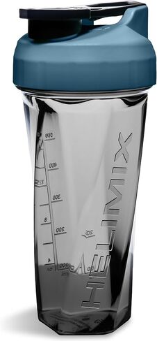 HELIMIX 2.0 Vortex Blender Shaker Bottle Holds upto 28oz | No Blending Ball or Whisk | USA Made | Pre Workout Protein Drink Cocktail Shaker Cup | Weight Loss Supplements Shakes | Top Rack Safe in Saudi Arabia