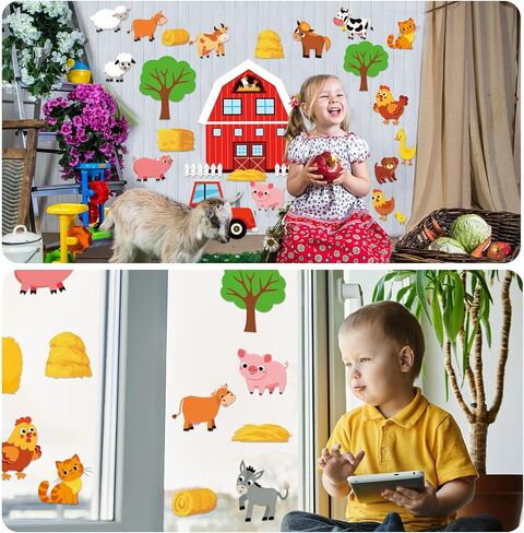 89 Pcs Farm Bulletin Board Cutouts Farm Animals Classroom Decoration Welcome to The Herd Bulletin Board Set Back to School Kids Educational Learning Activities School Class Decor in Saudi Arabia
