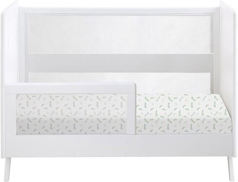 BreathableBaby Cotton Percale Fitted Sheet, for 52" x 28"/132 x 71 cm Crib & Toddler Bed Mattress, Airplanes (2-Pack) in Saudi Arabia