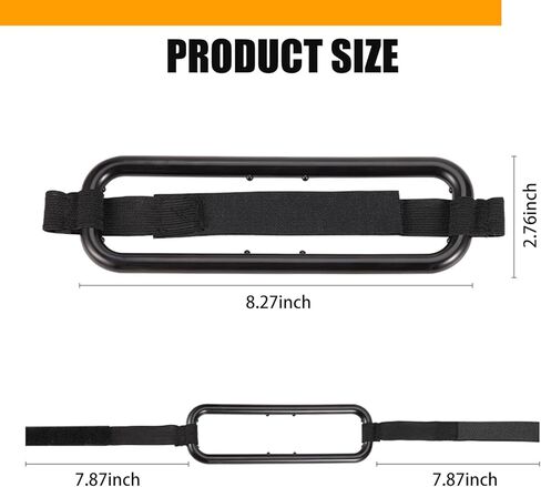 قطعة واحدة من رف تخزين صندوق المناشف الورقية لقناع السيارة، 8.4 بوصة × 2.7 بوصة، حامل خلفي للمقعد، رف مناشف ورقية للتعليق، مشبك تثبيت مناديل السيارة، مناسب لمعظم السيارات (أسود) in Kuwait