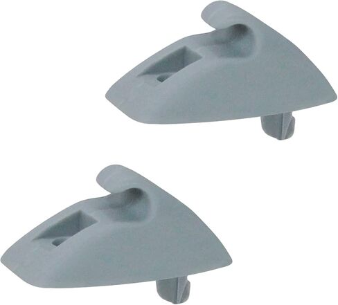 2 PCS Interior Sun Visor Hook Clip Bracket Fit for VW Golf MK2 Passat Polo Jetta OEM:191857559. (Gray) in Saudi Arabia