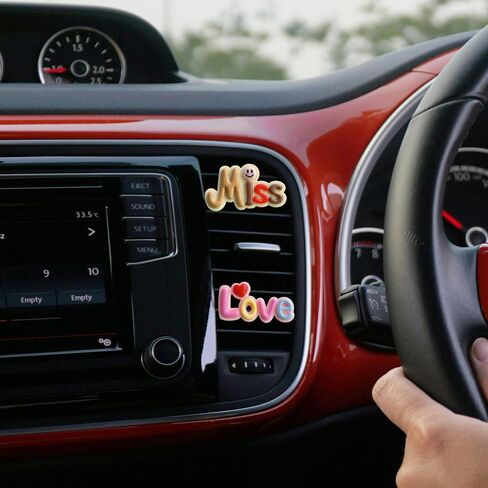10 pcs Car Air Vent Clip Freshener,Peach Air-Outlet Fragrance Packet,Automotive Vent Clip Refills With Aromatherapy,Personalized Car Gift for Women,Men, in Kuwait