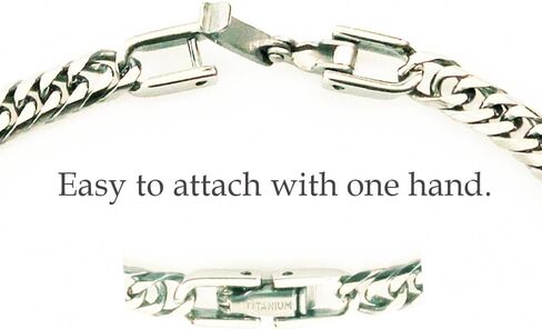 Pure Titanium 6sided, Double Cuban-Link, Curb Chain Bracelets For Men Women,very light weigt Solid Titanium Hip Hop Necklace Made In Japan in Saudi Arabia