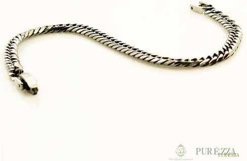 Pure Titanium 6sided, Double Cuban-Link, Curb Chain Bracelets For Men Women,very light weigt Solid Titanium Hip Hop Necklace Made In Japan in Saudi Arabia