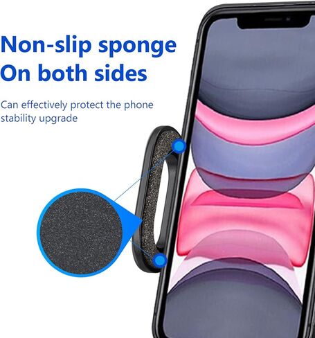 قطعة واحدة من حامل أكواب السيارة، حامل الهاتف الخليوي العالمي للسيارة، حامل الهاتف الخليوي قابل للتعديل بزاوية 360 درجة، حامل هاتف السيارة يناسب معظم الهواتف الذكية (أسود) in Kuwait