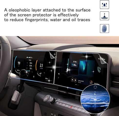 SHAOHAO for 2025 2026 Hyundai Venue Screen Protector Fit for 2020 2021 2022 2023 2024 2025 2026 Hyundai Venue Accessories (SE، SEL) غطاء شاشة مقاوم للخدش وبصمات الأصابع مقاس 8 بوصات in Saudi Arabia