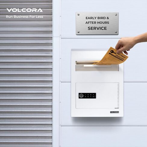 Volcora 500 Pack Key Drop Off Envelopes for After Hours, Night Drop Key Envelopes for Auto Shop Repair, Self Adhesive Envelope for Service Drop Box Overnight, Early Bird, Bussines 4 1/2 x 10 3/10 in in Saudi Arabia