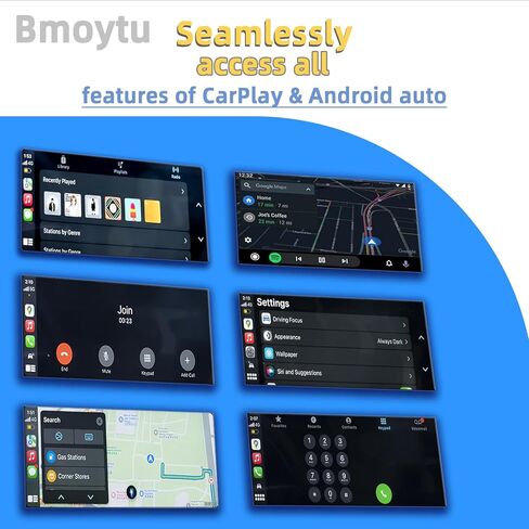 محول Carplay اللاسلكي، 2 في 1 Carplay اللاسلكي ومحول Android التلقائي، ترقية محول CarPlay اللاسلكي لسيارات CarPlay السلكية OEM، أسرع دونجل 5 جيجا هرتز واي فاي اتصال تلقائي سريع، التوصيل والتشغيل in Saudi Arabia