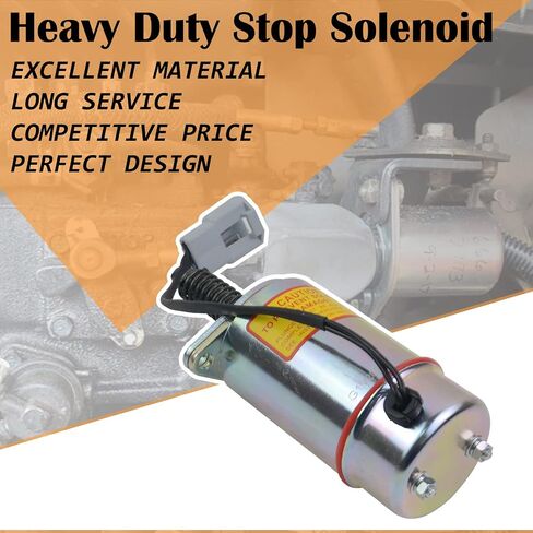 Bicos 8923206 Heavy Duty Stop Solenoid Fits for Trombetta 12V Detroit 8.2L Diesel Replacement# D513-A30 DB Electrical Pull Solenoid in Saudi Arabia