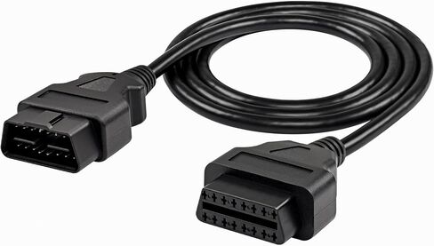 CERRXIAN 4.9ft 1.5m obd-ii obd2 16 دبوس ذكر إلى أنثى تمديد مهائي كابلات للماسح الضوئي التشخيصي ومعظم أدوات التشخيص obd2 in Saudi Arabia