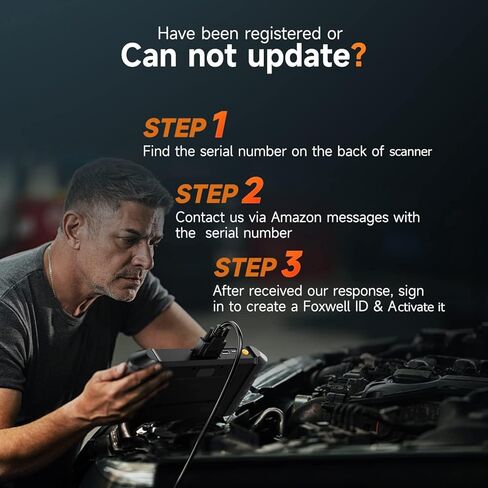 2024 Foxwell قارئ رمز السيارة NT706 Obd2 الماسح الضوئي ABS وسادة هوائية محرك نقل البطارية أداة المسح الضوئي، 5.5 بوصة Android 9.0 Tablet WiFi ترقية NT604 أداة تشخيص الماسح الضوئي للسيارات والشاحنات in Kuwait