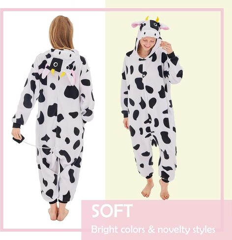NEWCOSPLAY Animal Onesie Adult Pajamas Plush One Piece Cosplay Costume in Saudi Arabia