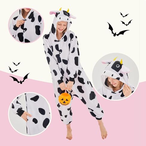 NEWCOSPLAY Animal Onesie Adult Pajamas Plush One Piece Cosplay Costume in Saudi Arabia