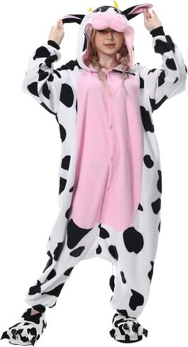 NEWCOSPLAY Animal Onesie Adult Pajamas Plush One Piece Cosplay Costume in Saudi Arabia