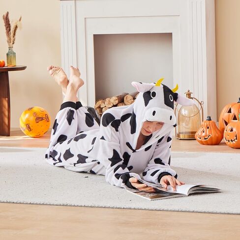 NEWCOSPLAY Animal Onesie Adult Pajamas Plush One Piece Cosplay Costume in Saudi Arabia