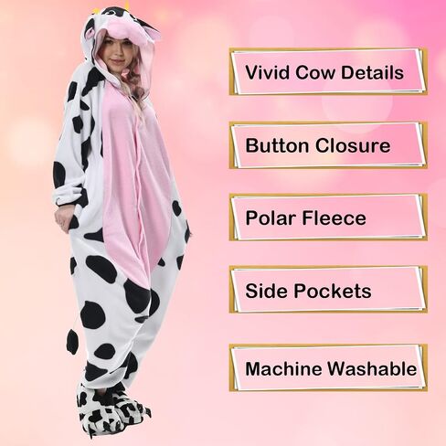 NEWCOSPLAY Animal Onesie Adult Pajamas Plush One Piece Cosplay Costume in Saudi Arabia