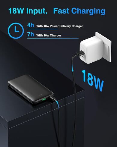 12000mAh Portable Charger IPhone Power Bank External Battery Pack 22.5W/PD20W Fast Charging With Built In LT/Type-C Cables And USB Output For IPhone15/14/13 series Samsung Android Cell Phones And More in Saudi Arabia