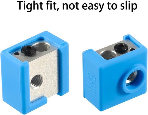 Aokin 3D Printer Hotend سيليكون جورب سخان غطاء سيليكون لـ Creality Ender 3، Ender 3 Pro، Ender 5، Ender 5 Pro، CR-10/10S، Anet A8، MK7/8/9 Hotend، أزرق، 3 قطع in Kuwait