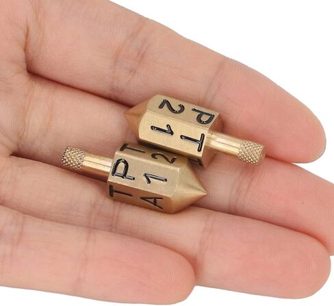 لعبة Put and Take Spinner، قطعتان من 6 جوانب من المعدن الصلب تدور النرد مع ساق، لعبة النرد الجيروسكوب من لعبة Chance Top Dice Desktop، للحفلات، والمهرجانات، والعطلات، والليل، والبار in Kuwait