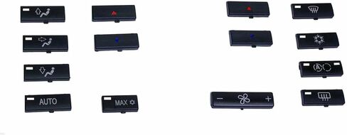 مجموعة مفاتيح أزرار التحكم في مكيف الهواء وسخان الهواء المتوافقة مع BMW X5 E53 2000-2006 in Kuwait