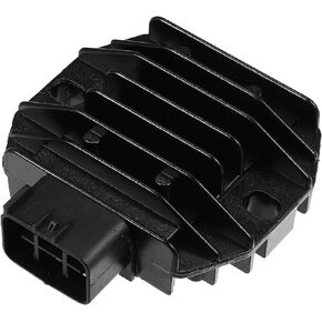 X AUTOHAUX 5GT-81960-00-00 5BN-81960-00-00 Motorcycle Voltage Regulator Rectifier Replacement for Yamaha BIG BEAR 400 2WD 4WD 2002-2012 Black