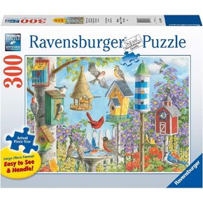 Ravensburger Home Tweet Home - 300 Piece Jigsaw Puzzle for Adults | Unique Softclick Technology | Premium Quality | Perfect for Gifting