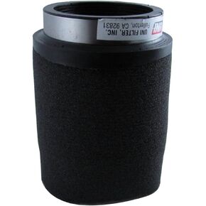 Uni Filter UP4229 Black Universal Urethane Flange Straight Clamp-On Pod Filter