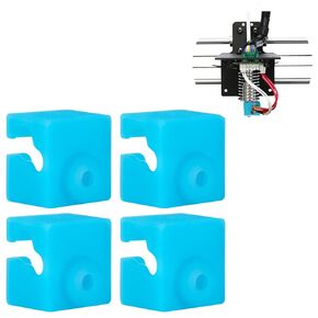 UniTak3D Vyper Hotend Cover Heater Block Silicone Socks Upgrades for ANYCUBIC Vyper and Kobra Max 3D Printers(Pack of 4Pcs)