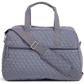 Vera Bradley Medium Traveler Bag, Carbon Gray