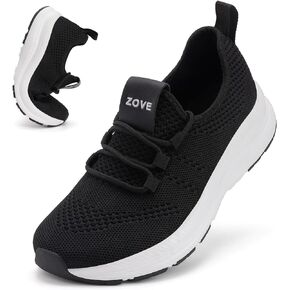ZOVE Wide Toe Box Shoes Women Extra Wide Width Sneakers Ultra Light Road Running Shoes Non-Slip Tennis Sneakers Breathable Walking Athletic